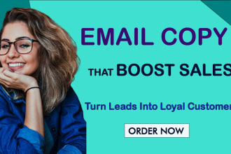 write effective email copy, campaigns, sequences and cold emails
