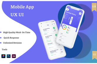 do modern mobile app ui ux design, website ui ux design