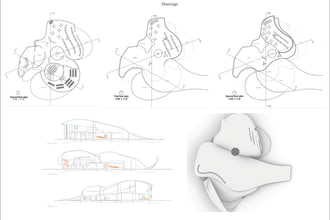 do plans, sections, elevations on autocad