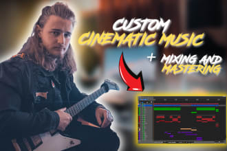 compose cinematic music soundtrack for video games or film