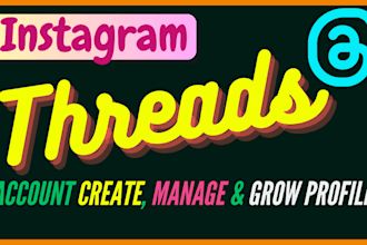 be your threads manager to grow instagram threads followers