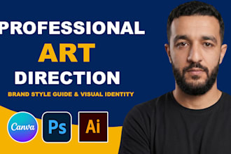 do professional art direction and graphic design for your brand