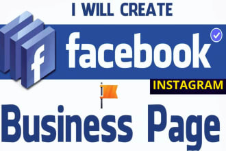 create and setup facebook, instagram business page
