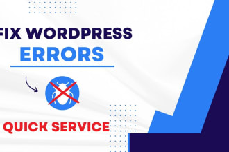 fix your wordpress bug , error and troubleshooting