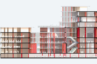 do 2d, 3d section render in cad or photoshop