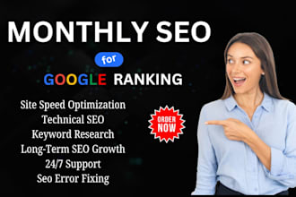 provide monthly onpage seo with yoast for google rankings