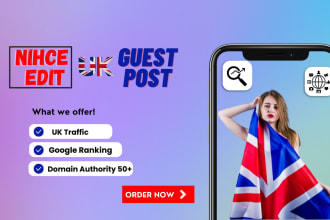 do niche edit uk guest post on high da websites