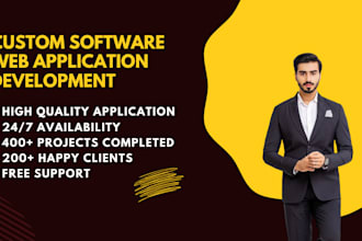 develop web application, software, app and will integrate ai