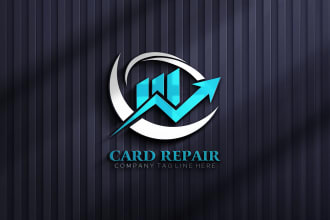 design financial,tax, business consulting credit repair, logo