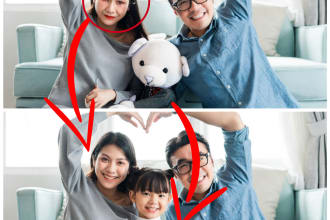 add or remove object, people,famiiy photos edit and manipulation family images