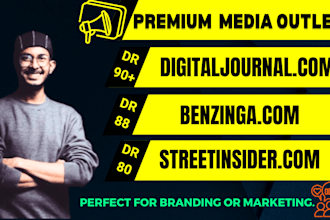 publish your article, PR on digital journal with link building