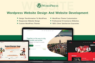 design and build wordpress website