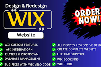 do redesign wix website, wix website with wix code