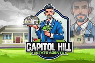 create amazing business mascot logo design
