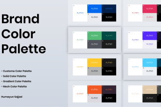 design a perfect color palette for your logo website and app