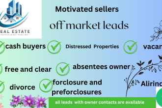 provide motivated sellers leads generation with skip tracing