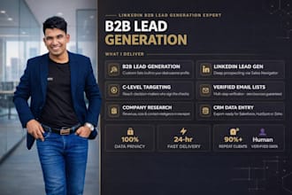 do b2b lead generation, linkedin lead gen, targeted business email list building