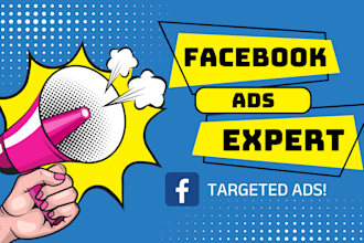 be your facebook ads expert and run profitable fb ads for your ecommerce brand