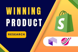 do dropshipping product or shopify winning products research