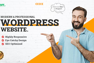 create, design, and redesign your wordpress website or ecommerce store