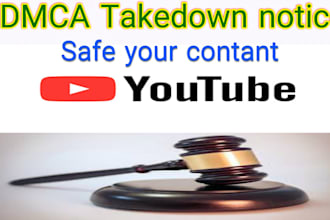remove infringing video or remove fake strikes for youtube under dmca