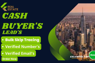provide you real estate active cash buyer leads