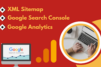 setup google analytics ga4, searchconsole, sitemap