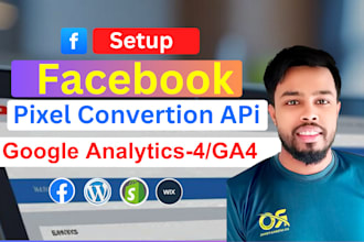 setup or fix facebook pixel, google analytics and ecommerce conversion tracking