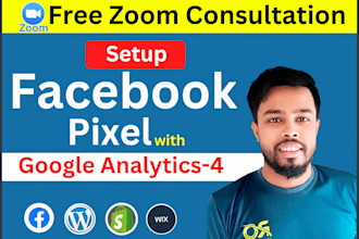 setup facebook pixel conversion api and google analytics 4