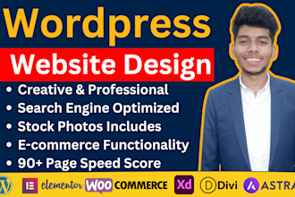 build, copy, clone, duplicate or redesign wordpress website using elementor pro