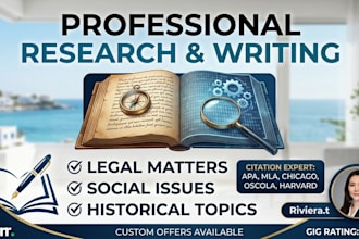 write an essay and do research for you