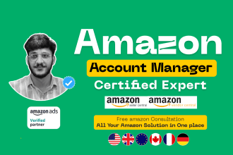 be amazon account manager for your amazon seller central and vendor central