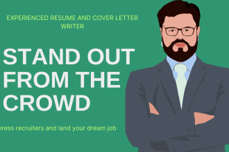 write and upgrade your resume and cv, cover letter, linkedin profile