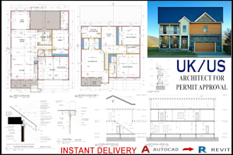 create professional floor plan and permit sets for UK and US