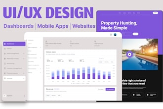 design website ui ux or PSD web template, website design in figma, xd