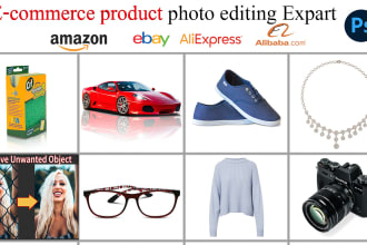 ecommerce product photo editing and photo background removal