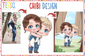 draw the cartoon chibi version of you or anything