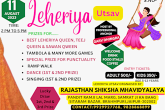 create a best flyer, invitation card, lucky draw coupon