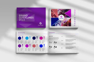 design brand style guide and logo