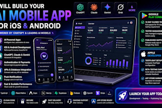 build publish ai mobile app for IOS and android