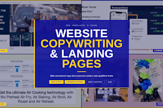 provide website copywriting as your website content writer