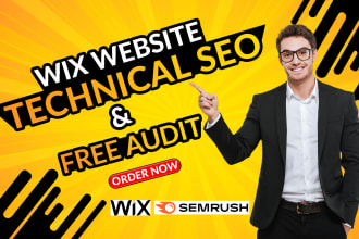 fix wix website technical SEO issues and free audit
