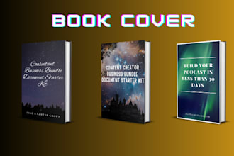 design beautiful book cover and e book covers
