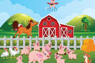 design children story book illustration