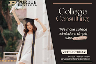 advise you step by step college admission consulting
