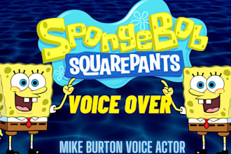 record a spongebob squarepants character voice over