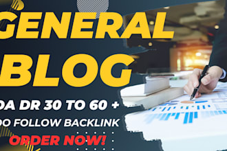 publish general guest posts with authority backlinks