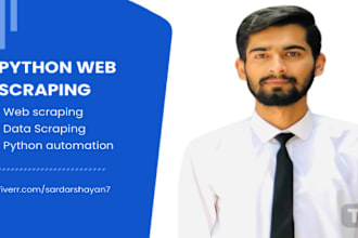 do python web scraping, web and website scraping