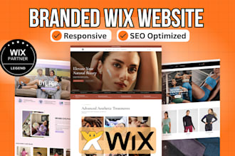 design or redesign a wix website, wix online store, or custom wix studio site