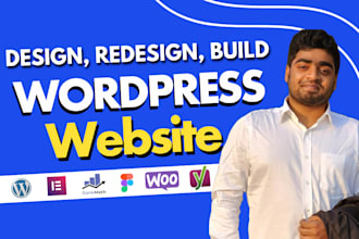 design, redesign, build wordpress website, wordpress website development